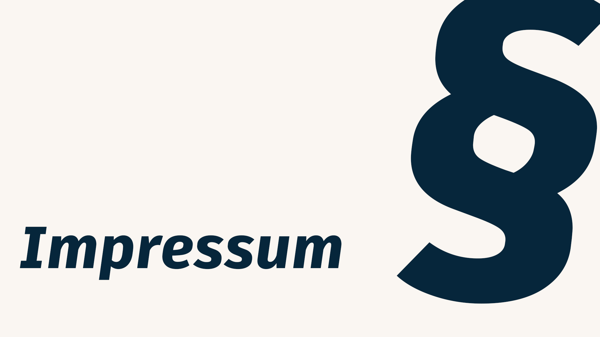 Impressum